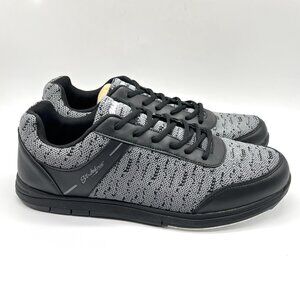 KR Strikeforce Mens 14 Flyer Mesh Black Gray Bowling Sneakers Shoes